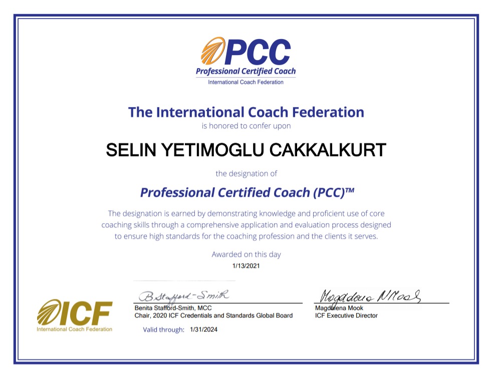 Selin Yetimoglu-Cakkalkurt Professional Certified Coach